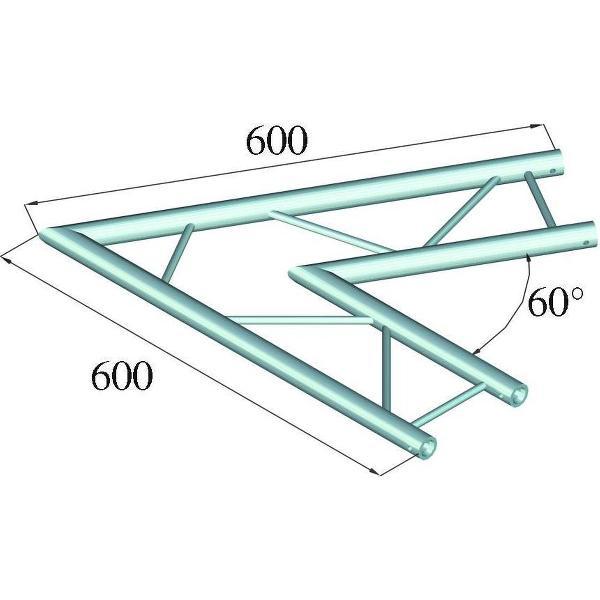 ALUTRUSS DECOLOCK DQ2-PAC20H 2-way Corner 60°