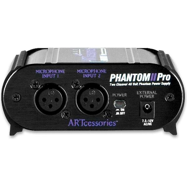 Phantom II Pro – Dual Ch. Phantom Power Supply