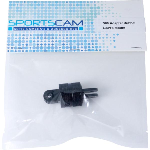 SportsCam Dubbele 360 graden Adapter GoPro Mount