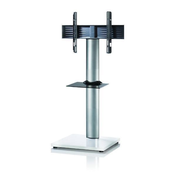 TV Standaard TV Voet Onu Mini professional draaibaar wit zilver
