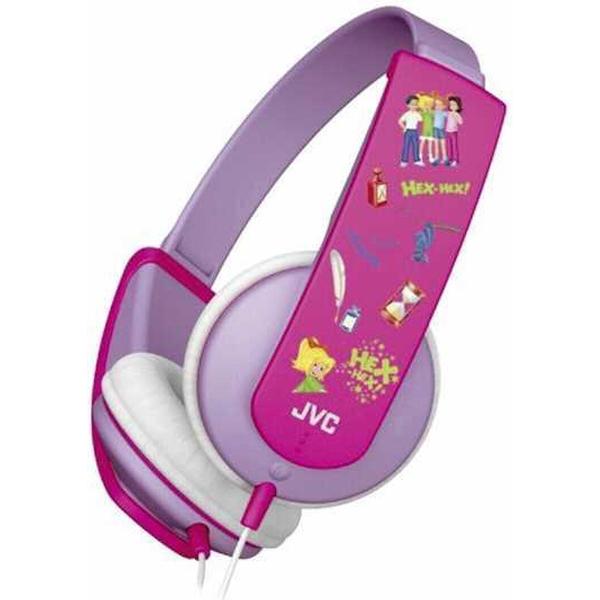 JVC HA-KD 5 Z-E lila-violet Bibi Blocksberg - kinder koptelefoon