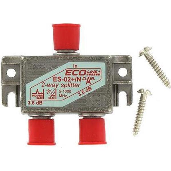 Kopp coax f-connector 7,0mm 2-weg verdeler kabelkeur