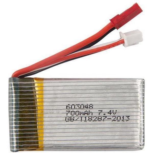 MJX X600 accu 700mAh 7.4 V met rode Plug
