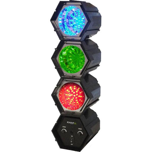 Ibiza Light - JDL032LED Zwart stroboscoop- & discolamp