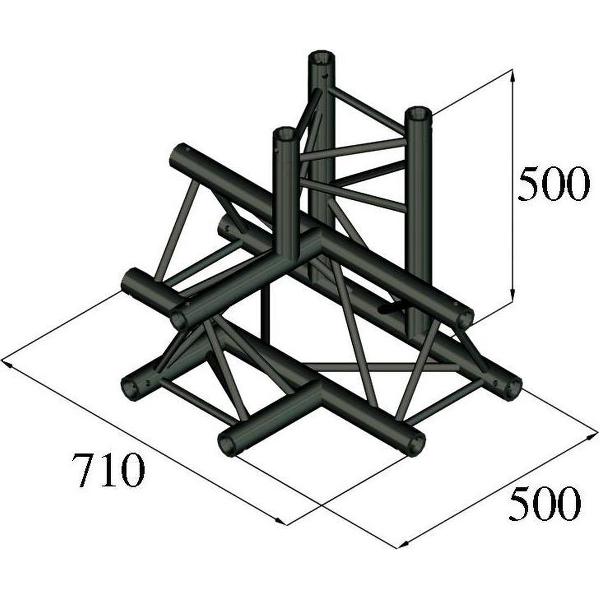 ALUTRUSS TRILOCK S-PAT-42 4-Way Piece /