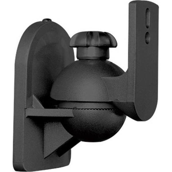 TECHly ICA-SP-SS28 Luidspreker-wandbeugel Kantelbaar en zwenkbaar Afstand tot de muur (max.): 64 mm Zwart 1 paar