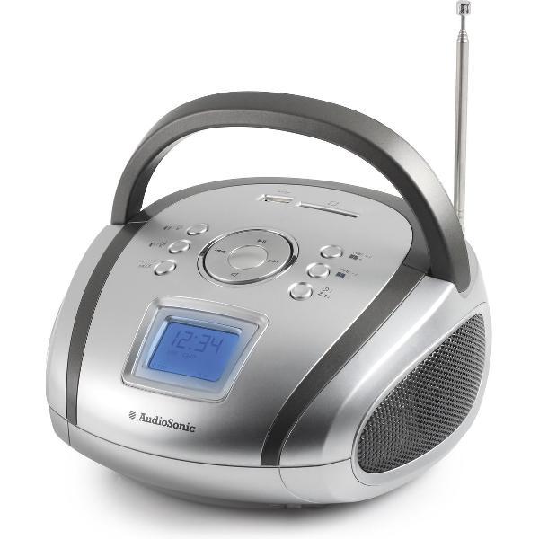 AudioSonic RD-1565 - Draagbare radio (zonder CD-speler) - Zilver