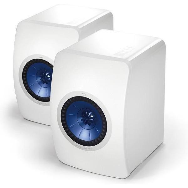 KEF LS50 100W Blauw, Wit luidspreker (per paar)