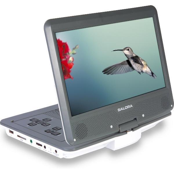 Salora DVP1038SW - Portable DVD speler - 10 inch - Swivel - Accu - USB - SD - Accessoires