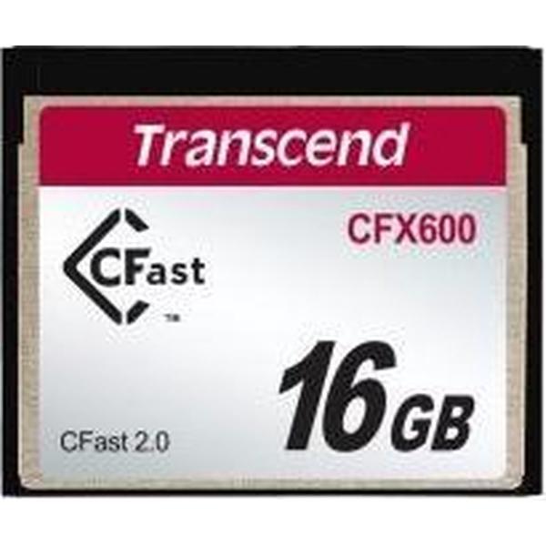 Transcend 16GB CFX600 CFast 2.0 16GB SATA MLC