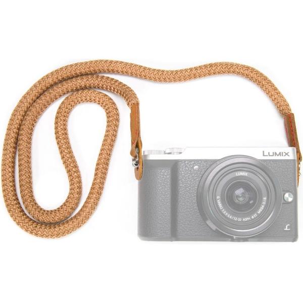 Katoenen Schouderband / Nekband / Draagriem (Koffie)