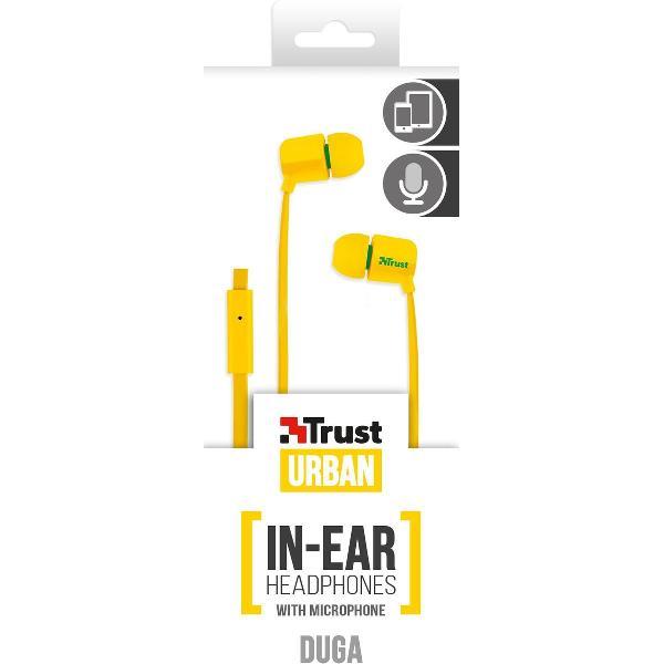 Trust Urban Duga - In-ear Oordopjes - Geel