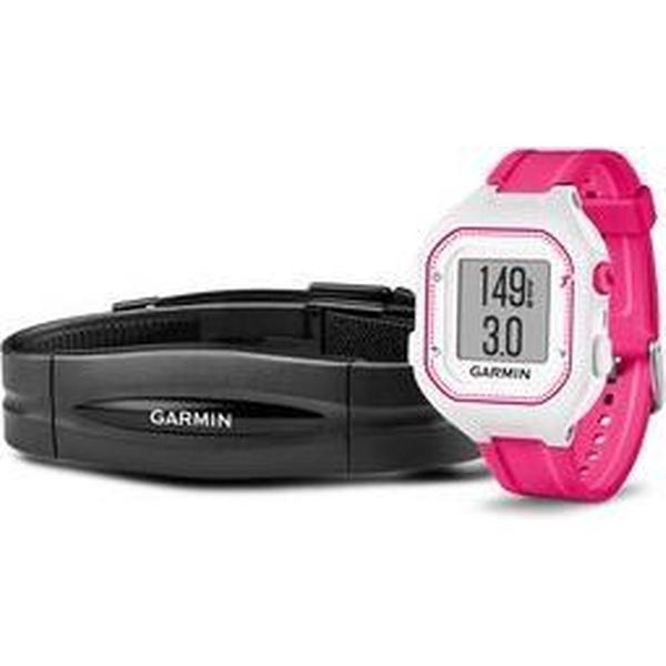 Garmin GPS fitnesshorloge met activity tracker Forerunner 25 Dames Roze/wit HRM
