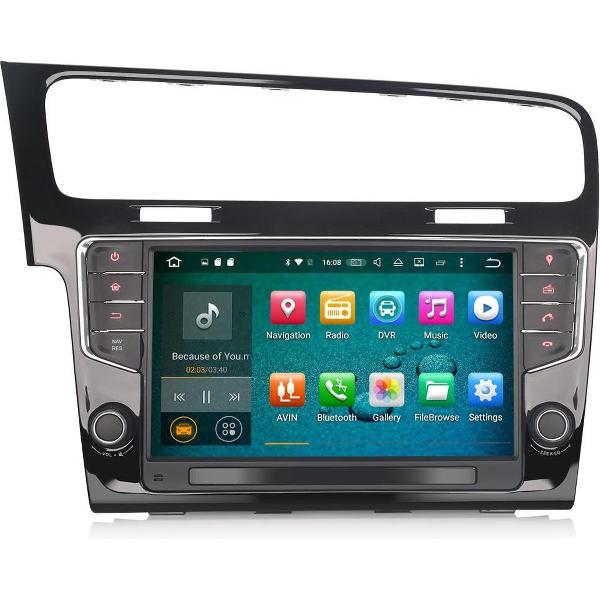 Autoradio met CarPlay voor Volkswagen Golf 7 | EU Navigatie | Android 10