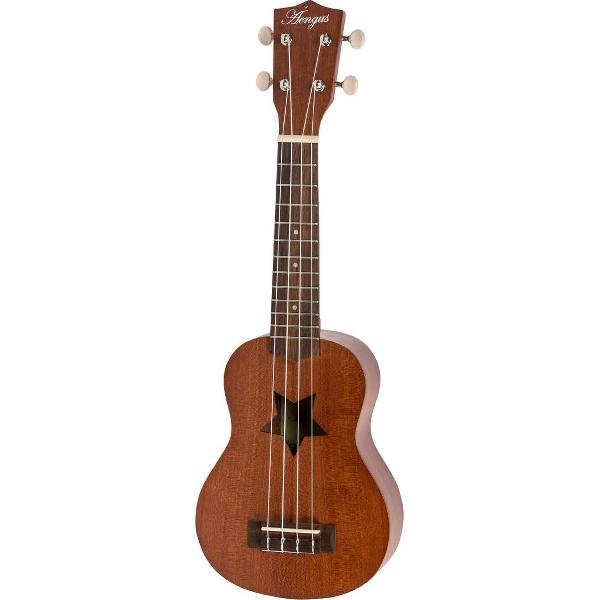 Ukelele Ster - Soprano Ukulele Mahogany Star