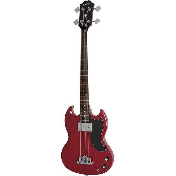 Epiphone EB-0 Cherry 4-snarige basgitaar