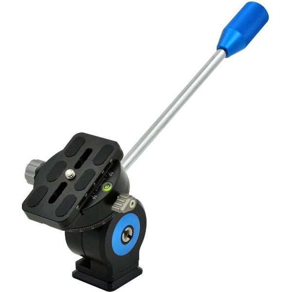 Monopod / Statiefkop (Tilt Head) met 360° Panning Clip Clamp / Klem - Type GH-20P