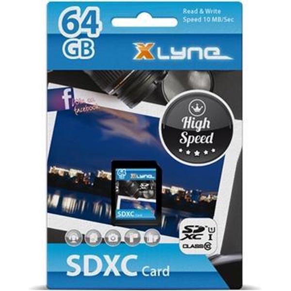 xlyne 7364000 flashgeheugen 64 GB SDXC Klasse 10 UHS-I