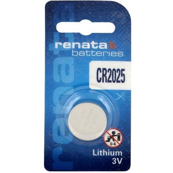 1 Stuk Renata CR2025 3v lithium knoopcel batterij