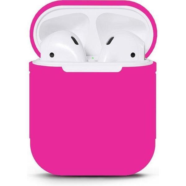 KELERINO. Siliconen hoesje voor Apple Airpods Softcase - Roze