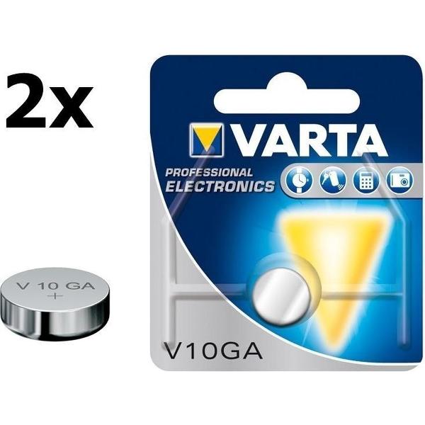 2 Stuks - Varta Battery Professional Electronics V10GA 4274 knoopcel batterij
