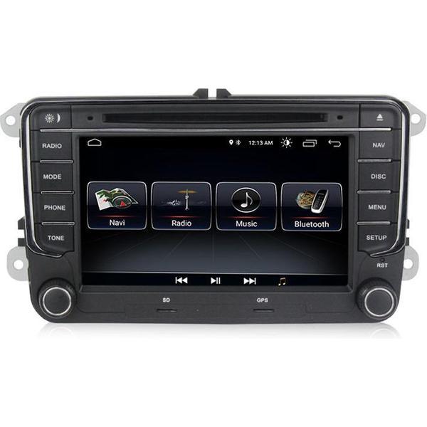 Voltario® Android Volkswagen Autoradio – Groot beeldscherm – GPS – WIFI- iPhone en Android ondersteuning! - RDS – Bluetooth - Passend op VW - SEAT en SKODA