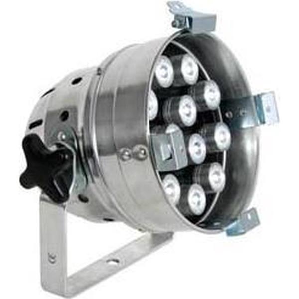 PAR56 - 12 x 1W WITTE LEDS - VERCHROOMDE BEHUIZING