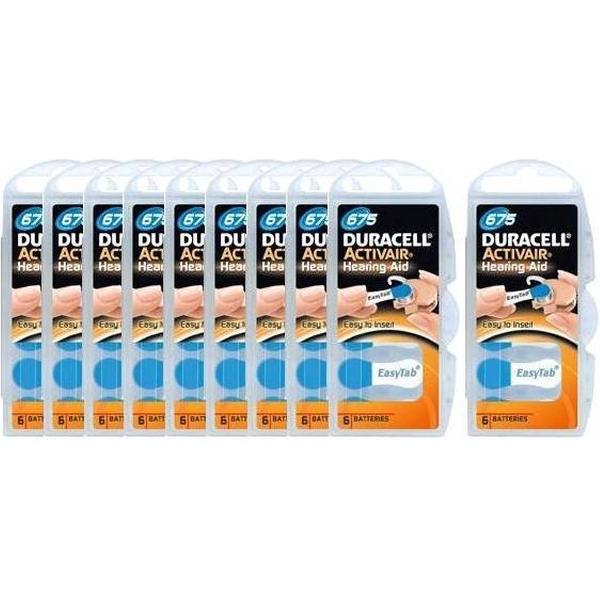 Duracell PR44 ZA675 Knoopcel voor Hoortoestellen - 60 Stuks