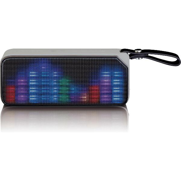 Lenco BT-191 - Bluetooth speaker spatwaterdicht met Led en NFC - Zwart