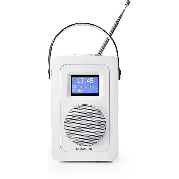 ArtSound R4W, portable radio, FM/DAB+, wit