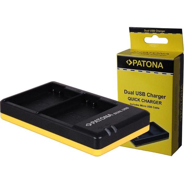 PATONA Dual Quick-Charger f.Nikon EN-EL15, ENEL15