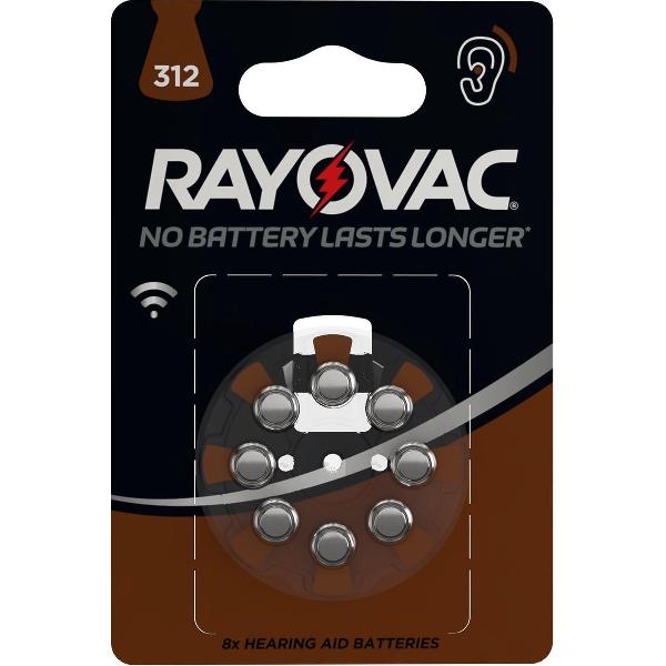 Rayovac 312 extra advanced - 8 stuks