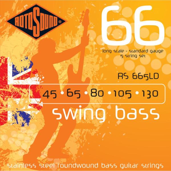 bas snaren RS665LD 5er 45-130 Swing bas 66, Stainless Steel