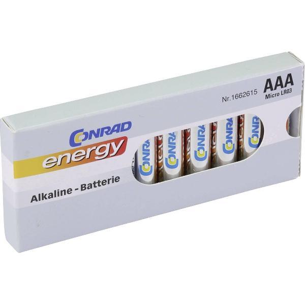 Conrad energy LR03 AAA batterij (potlood) Alkaline 1.5 V 10 stuks