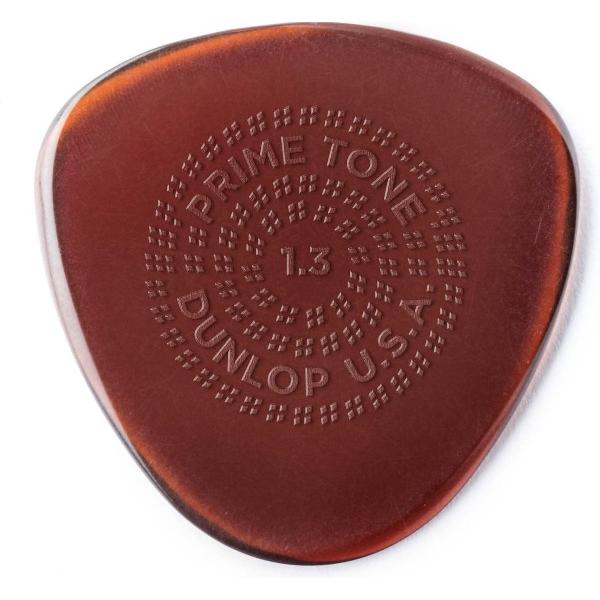 Dunlop Primetone Grip pick 3-Pack 1.30 mm Semi Rond plectrum