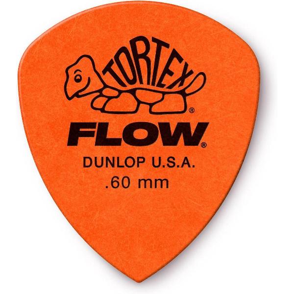 Dunlop Tortex Flow pick 6-Pack 0.60 mm plectrum