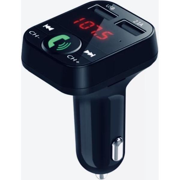 FM Transmitter Bluetooth Draadloze Carkit 2019 / MP3 Speler Mobiel / Handsfree Bellen in de Auto / AUX input / Lader / USB Flash drive / Muziek / Audio / Radio / SD/TF kaart / Adapter