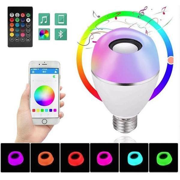 SMART APP CONTROLLED MUSIC LED-LAMP – 7W RGBW – 3W BLUETOOTH SPEAKER