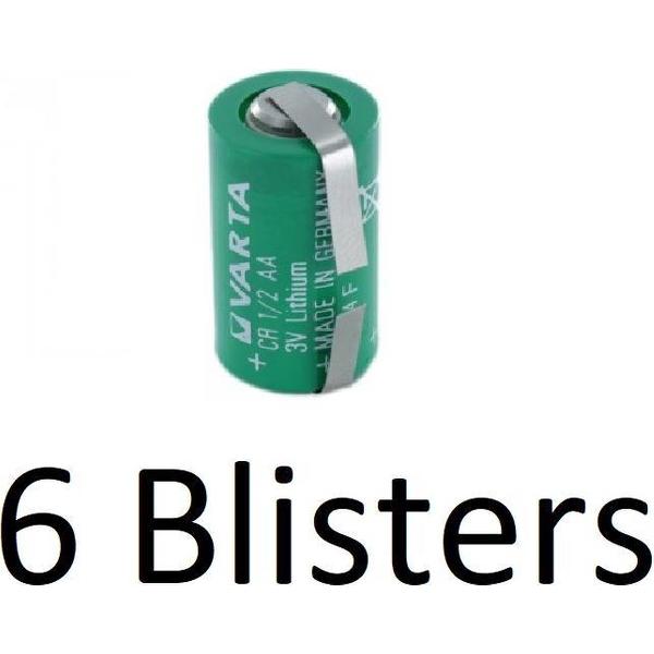 6 Stuk (6 Blister a 1 st) Varta lithium 1/2 AA 3v U-tag