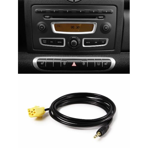 Smart For Two 451 Aux Kabel Adapter Radio Mp3 Youtube Iphone