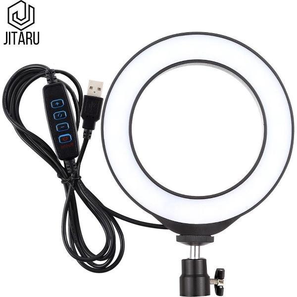 Puluz 6.2 inch/16CM USB LED Ring Vlogging light | excl. standaard |