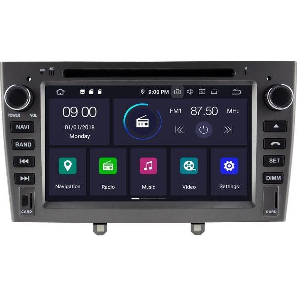 RVF 5634S Android 9 Navigatie Peugeot 308 408 RCZ carkit dvd usb