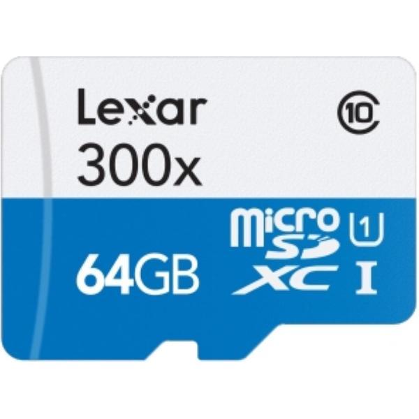 Lexar microSDHC High-Performance UHS-I 300x 64GB