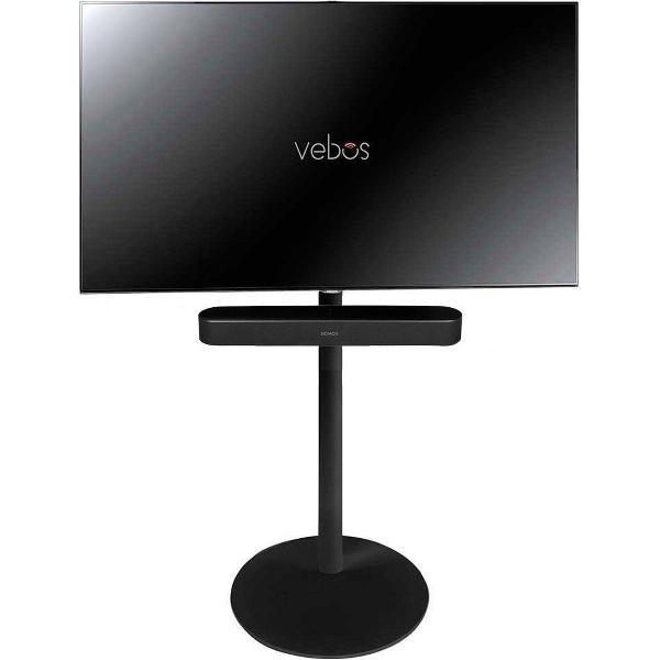 Vebos tv standaard Sonos Beam zwart | Hoogte 99-119 cm | 40 - 65 Inch | Max 35 kg