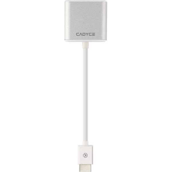 Cadyce Converter Kabel | Van HDMI naar VGA | Full HD Beeldkwaliteit | Audio Support | Plug & Play | Zilver
