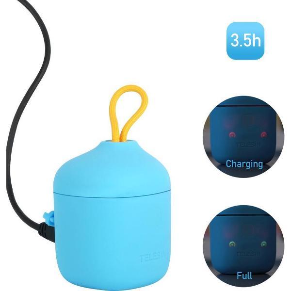 ALLIN BOX 3-in-1 Dual USB Batterij Oplader voor Canon - Blauw