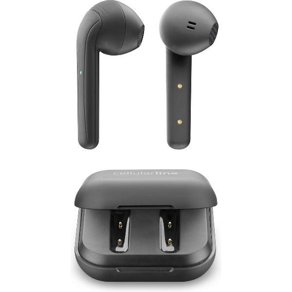 Cellularline BTJAVATWS Headset In-ear Zwart Bluetooth