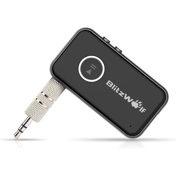 BlitzWolf BW-BR1 bluetooth ontvanger Zwart