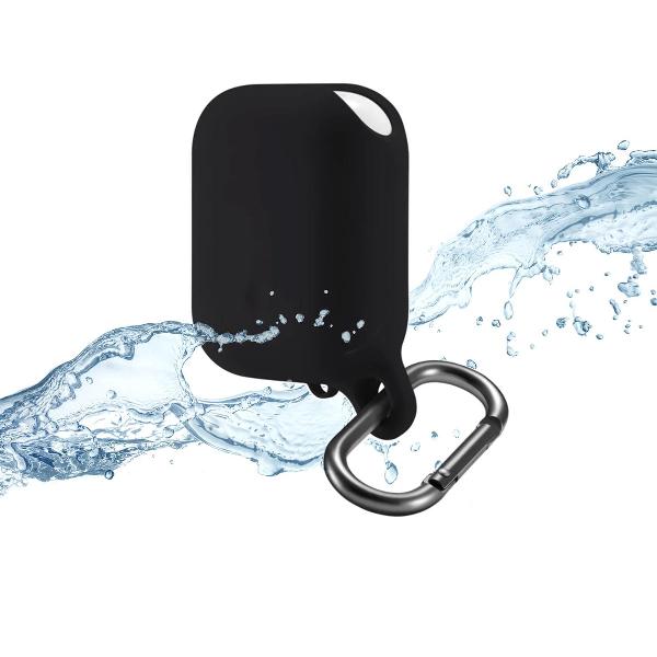 Airpods Hoesje Case voor Apple Airpods 1 en 2 - Waterdicht - Zwart - AirCase