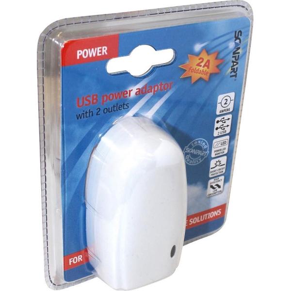 Scanpart Usb 220v Adapt Wt Dubb 5v-2.1a